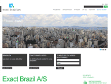 Tablet Screenshot of exactbrazil.dk